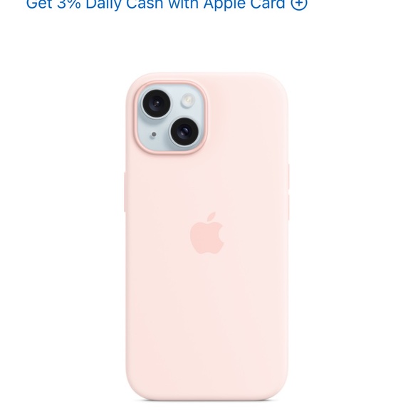 Apple iPhone with Pink Case - Picture 1 of 1